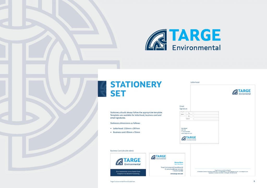 Corporate identity and brand development, logo and shield design, brand strategy, graphic design, print production, project management