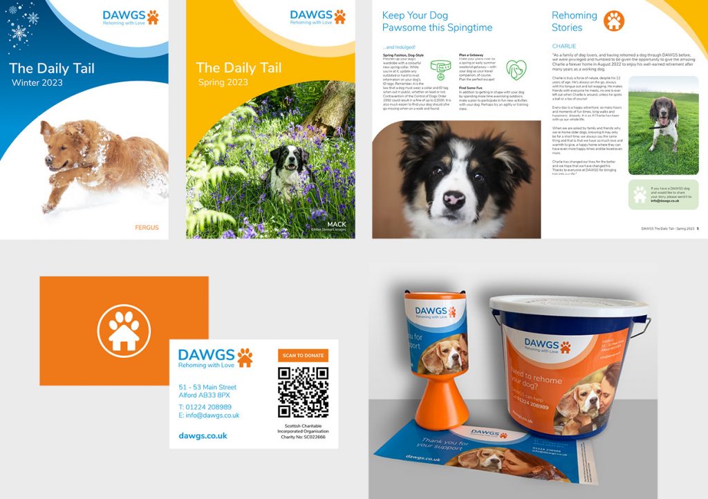 Graphic design, image editing, print production, project management